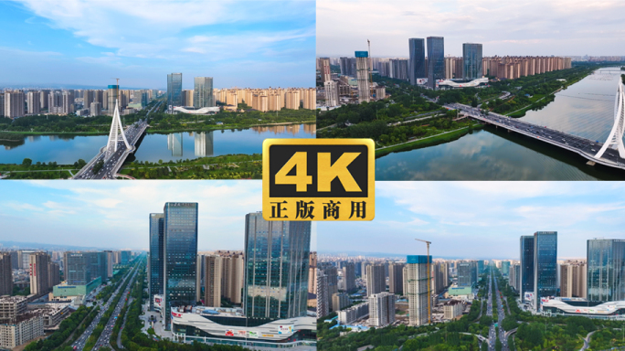 山西 龙城大街 祥云桥 万达广场4K