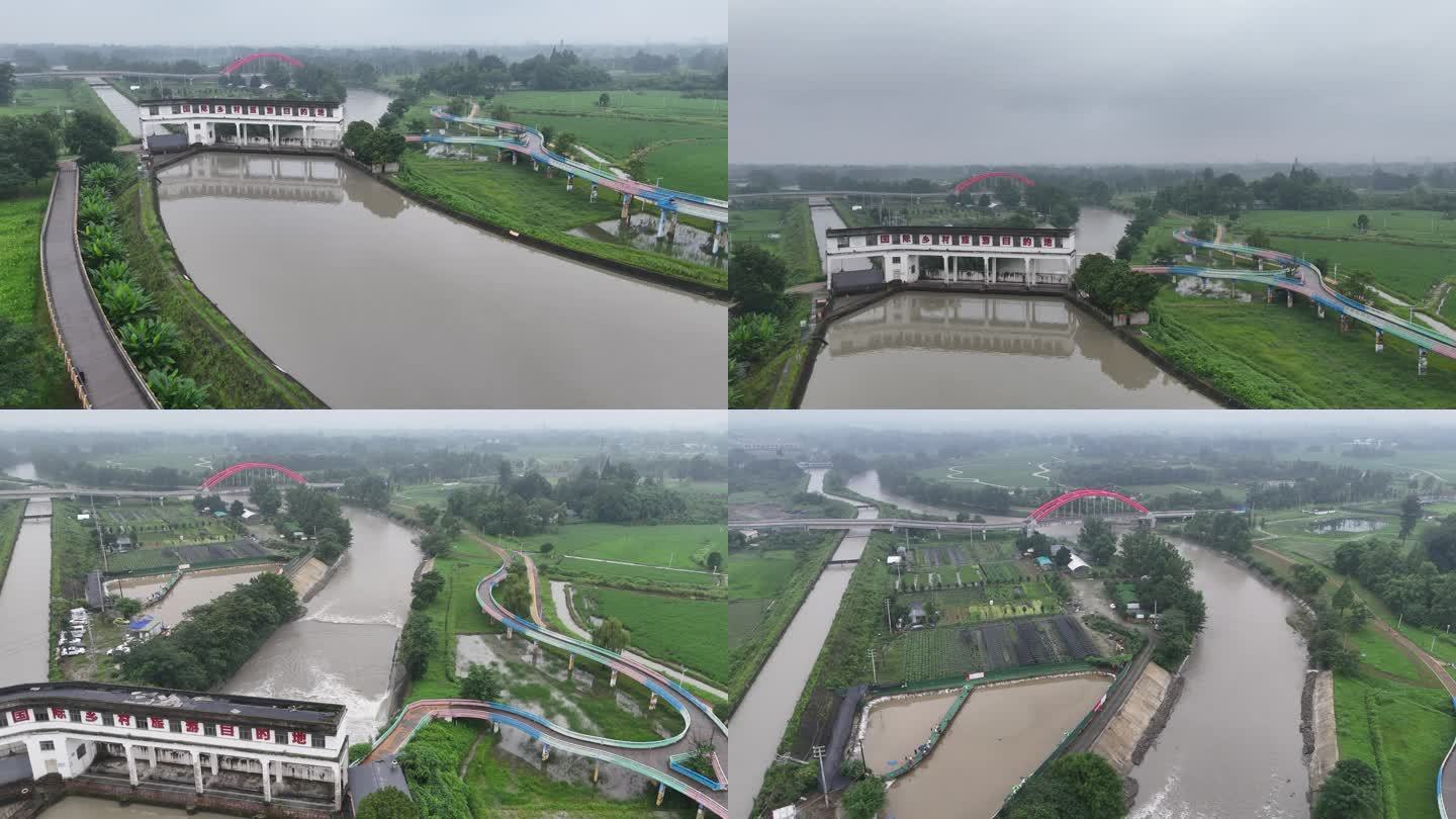 成都川西最美古镇三道堰“空中绿道”