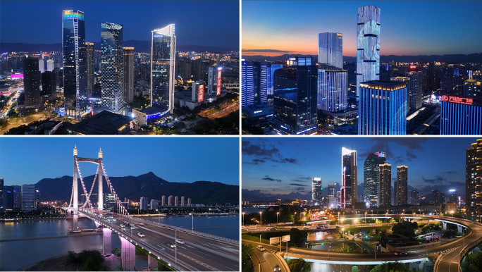 福州夜景航拍