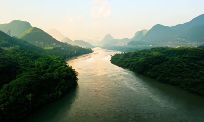 【合集】长江黄河波涛汹涌江水河流奔流