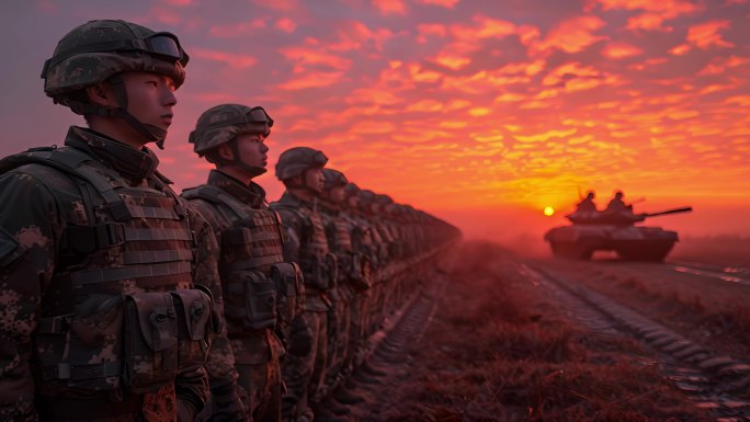 陆军坦克 武装力量 国防力量 国庆节