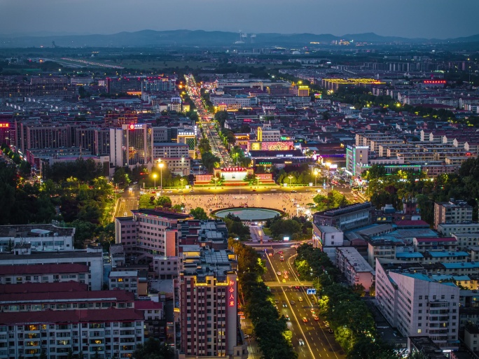 长治市 八一广场 环绕延时