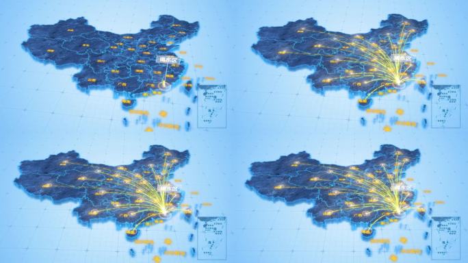 揭阳市揭东区辐射全国网络地图