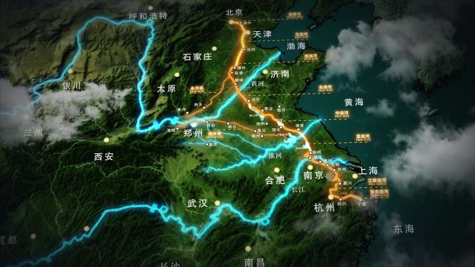 京杭运河AE模版
