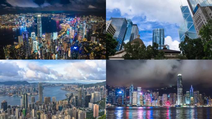 香港城市风光延时合集
