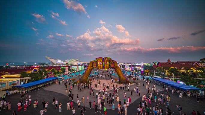 2024青岛啤酒节晚霞