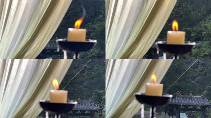 古装蜡烛窗帘唯美转场宫廷宫殿空镜影视剧