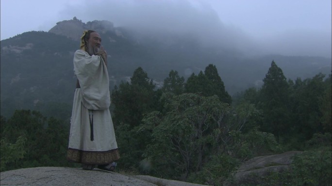 孔子登山泰山小天下