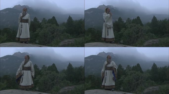 孔子登山泰山小天下