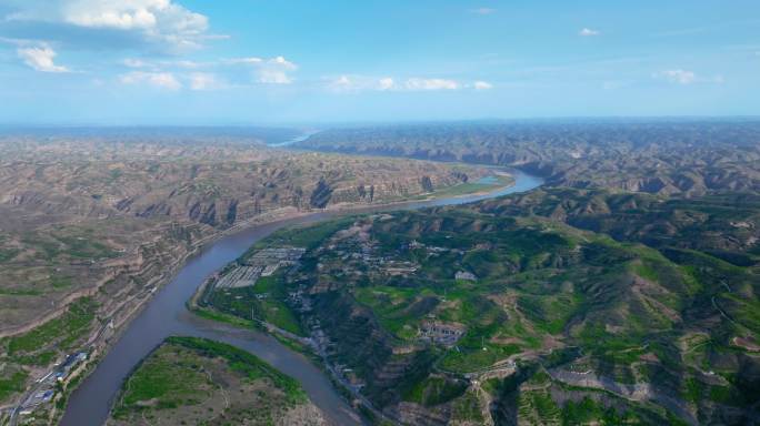 陕西省榆林市佳县航拍