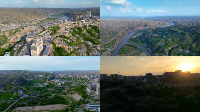 陕西省榆林市佳县航拍