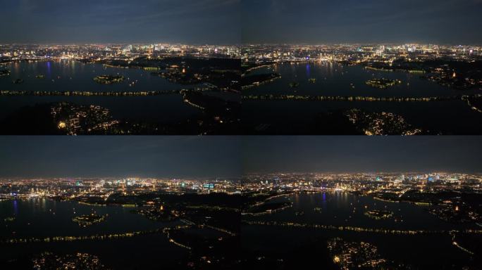 4K16组镜头杭州西湖夜景