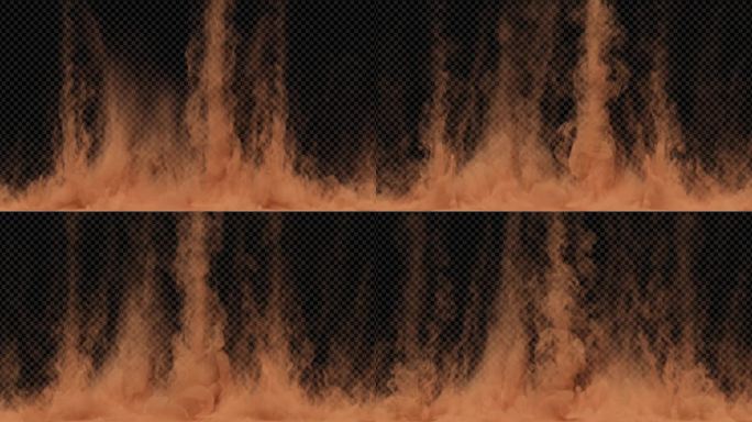 旋风龙卷烟雾沙尘