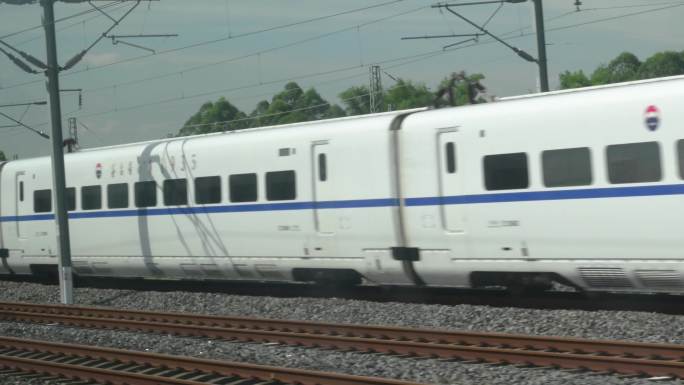 火车窗外风景铁轨春运回家