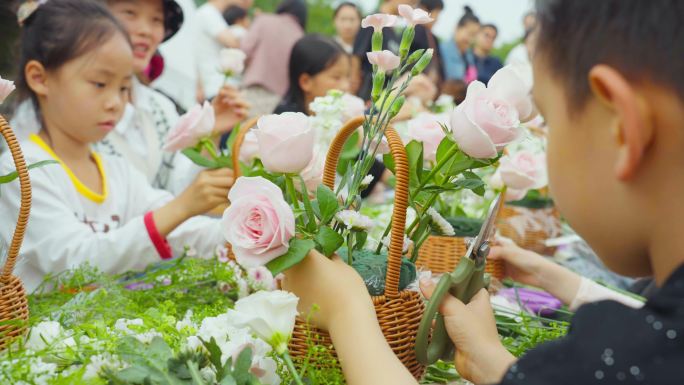 【合集】亲子插花活动插花体验活动花艺