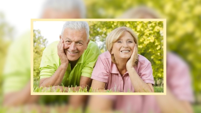 祝寿片头片尾生日快乐电子相册PR模板