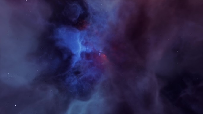 穿越星云4k视频素材