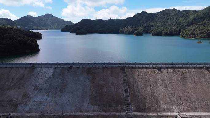 航拍广州从化抽水蓄能电站上水库