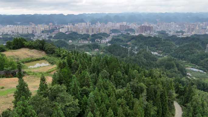 利川 钟灵山 航拍 利川航拍 山区