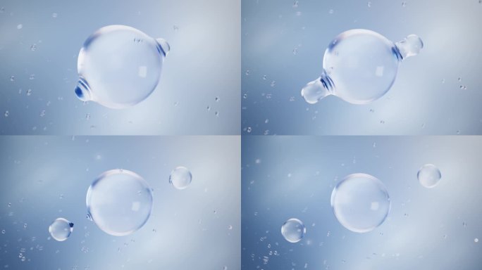 水元素 水球 水分子 分子精华 化妆品