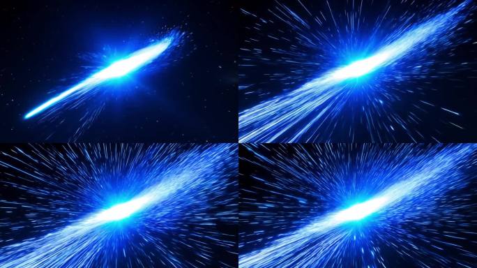 蓝色宇宙光线