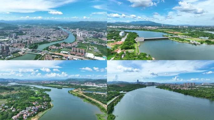 广州增城增江两岸风光