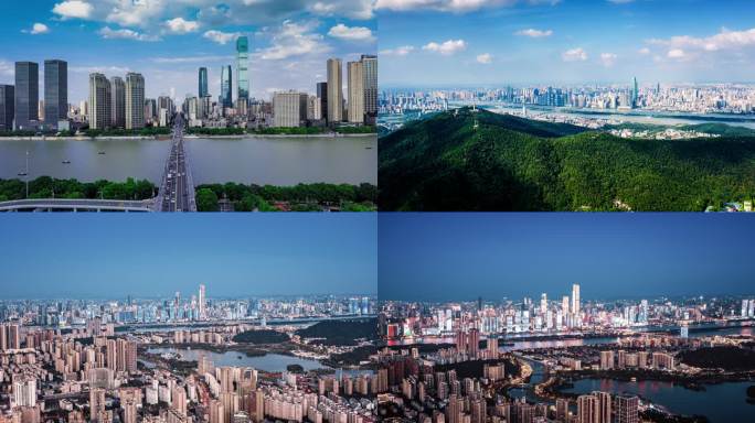 2024长沙城市风光航拍延时