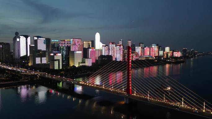 杭州湾大桥夜景