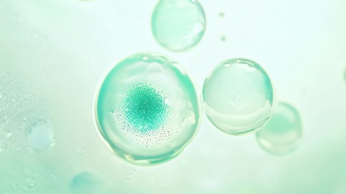 保养护肤精油水珠水分子皮肤修复分子基因