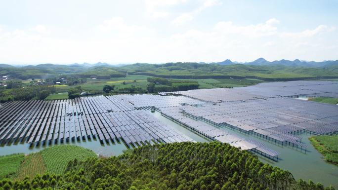 新能源发电光伏板