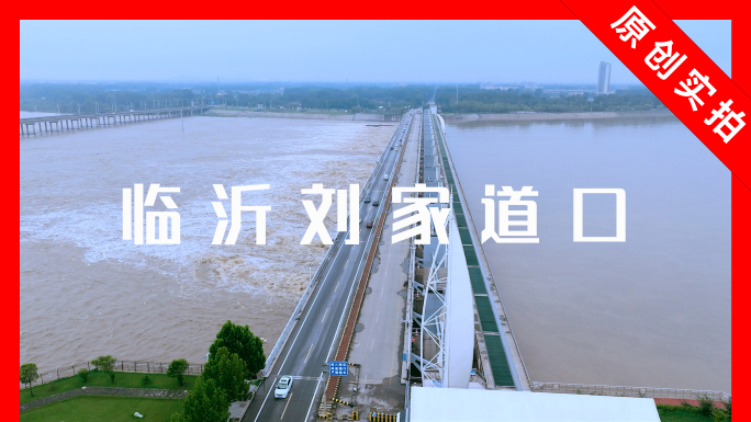 北方洪水 河流泄洪 临沂沂河