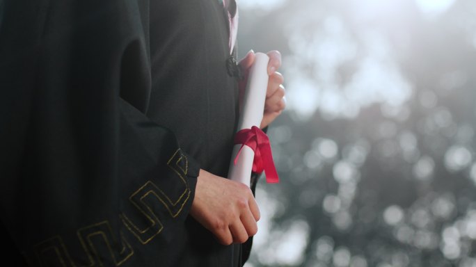 女孩毕业拍照单镜头2