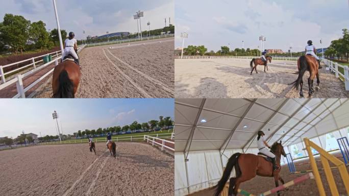 武汉商学院马术穿越机4K可商用