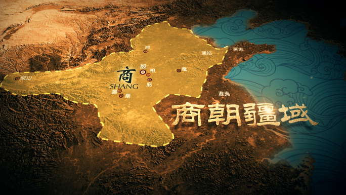 商朝地图商代疆域