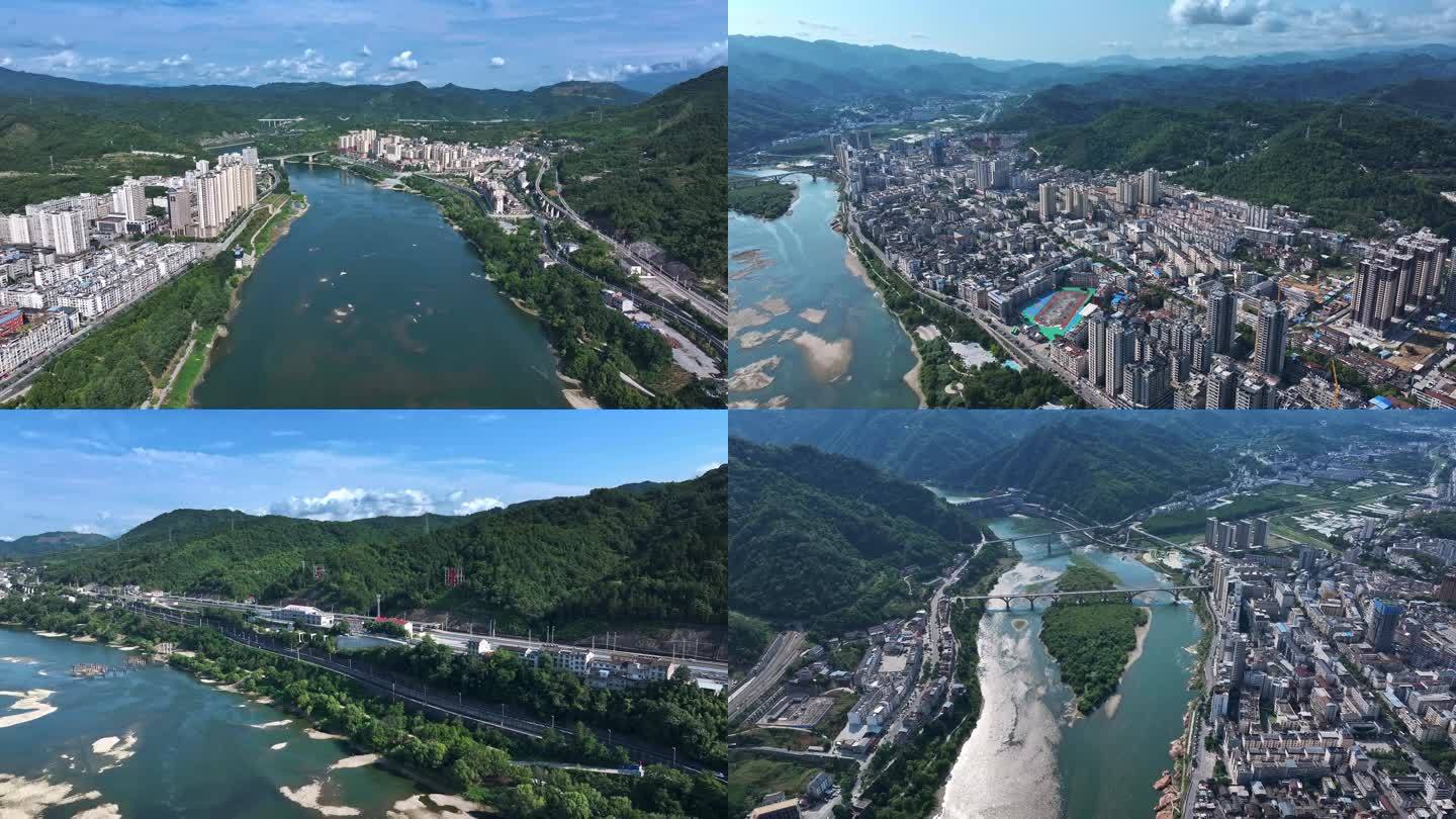 陕西安康石泉县4K航拍