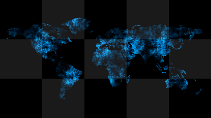 自定义科技粒子纹理地图AE模板