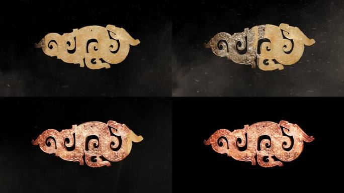 文物出土风沙吹散焕发星光效果 AE模板