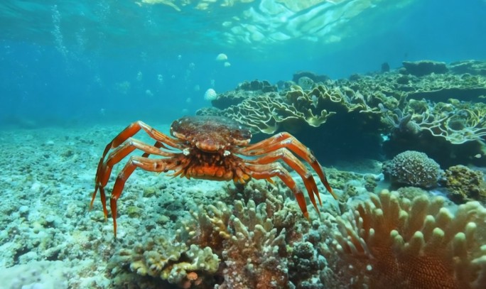 海底螃蟹 帝王蟹