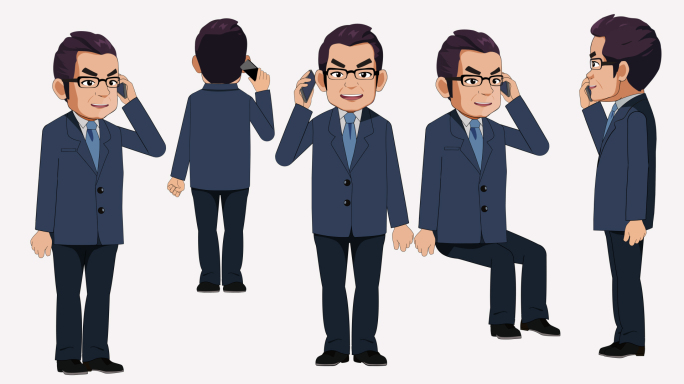 普通人物AE模板