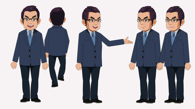 普通人物AE模板