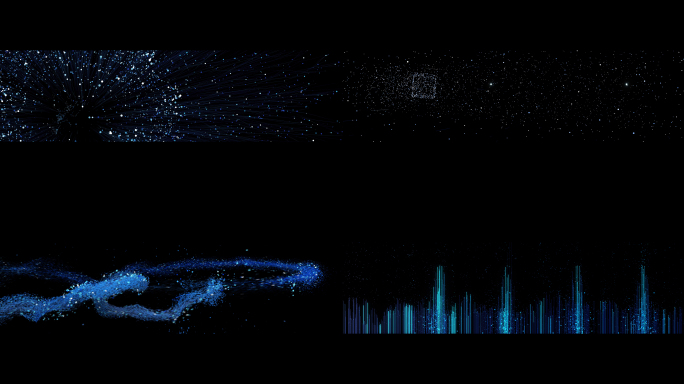 舞美 舞蹈人屏互动 粒子飞舞 励志 激励
