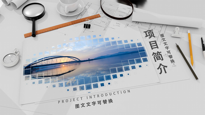 4K 工程项目展示 设计稿 图片图纸包装
