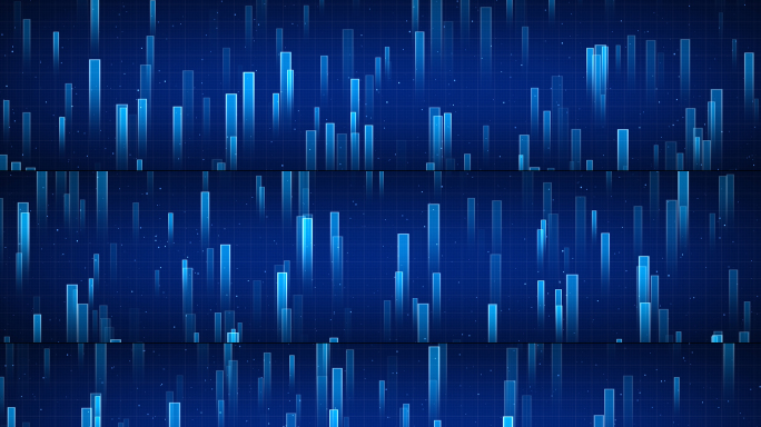 蓝色科技线条上升背景