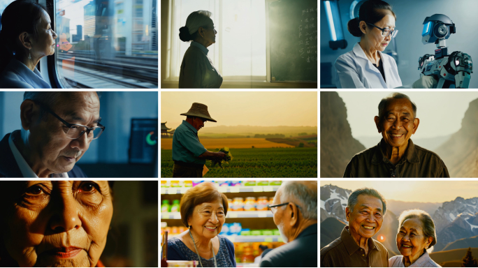 延迟退休老人各行各业工作生活