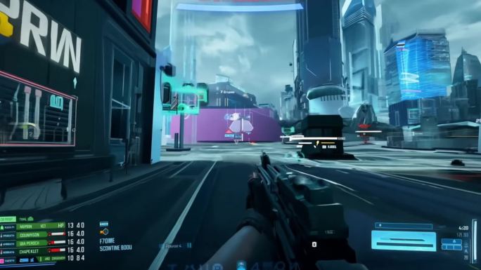 射击类游戏画面 FPS 游戏 射击 动画