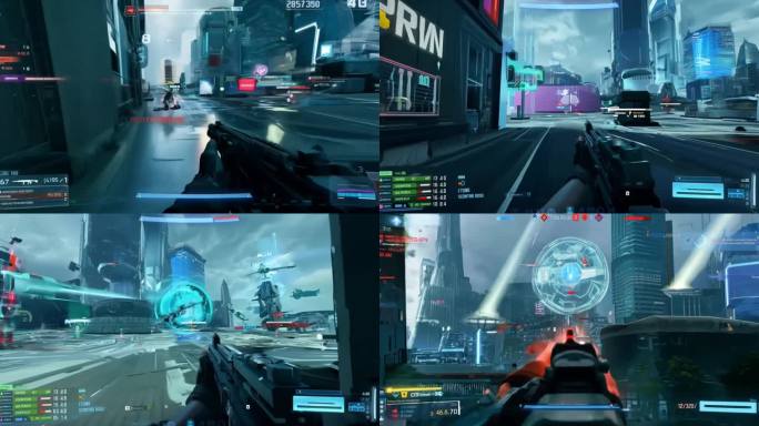 射击类游戏画面 FPS 游戏 射击 动画