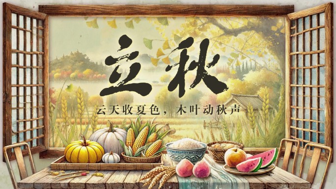 <立秋> 水墨国潮 24节气动画