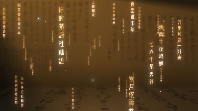 王阳明画像04(AE模板)文字散开书法字