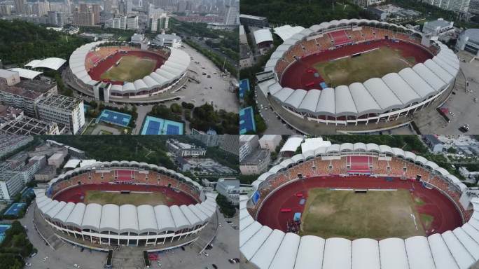 温岭体育馆航拍视频
