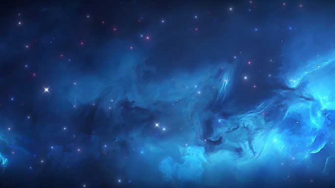 蓝色梦幻星云